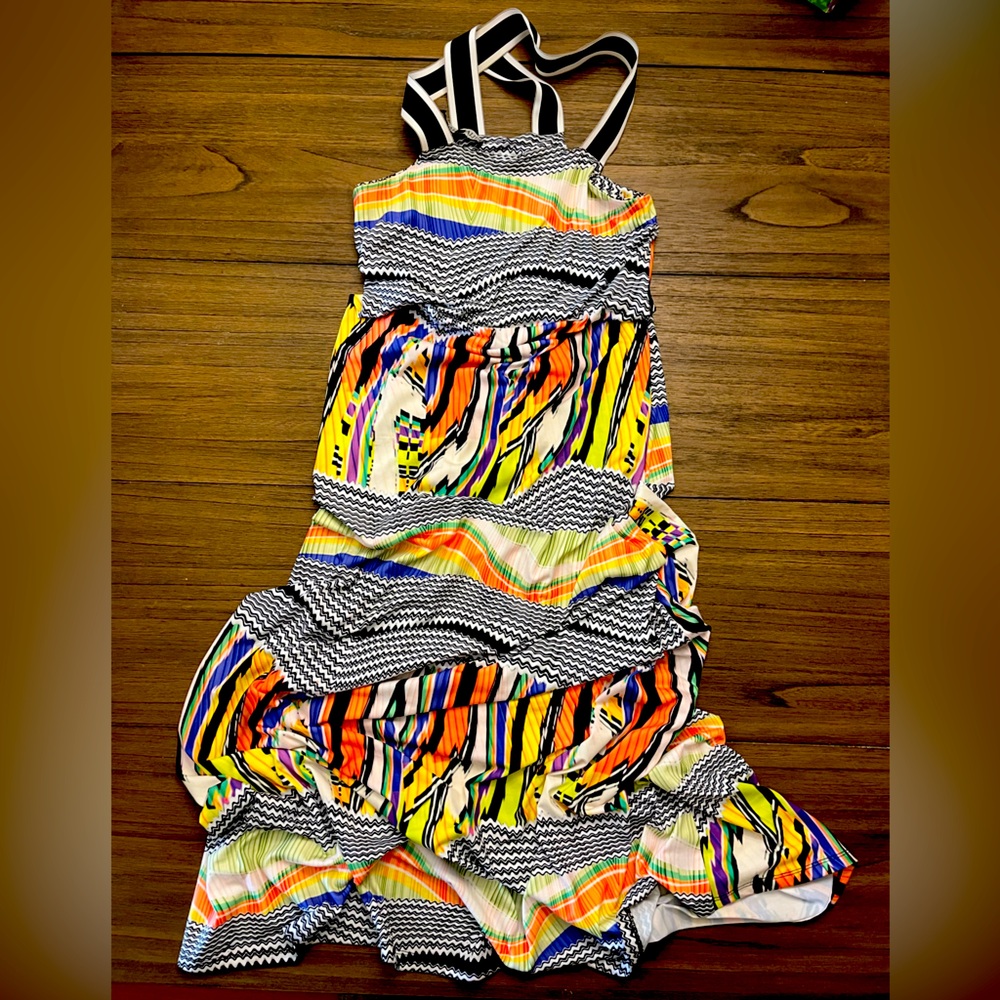 Julian Chang Maxi Dress with Pockets - S